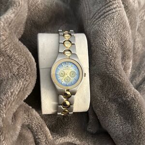 Elegant Silver and Gold Women's Watch